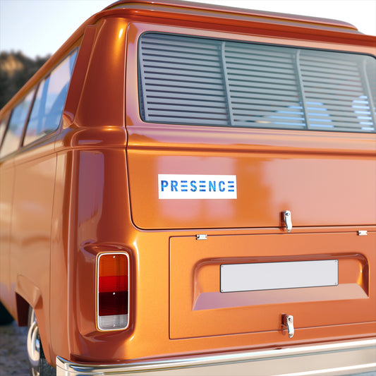 PRESENCE Blue Logo | Bumper Sticker
