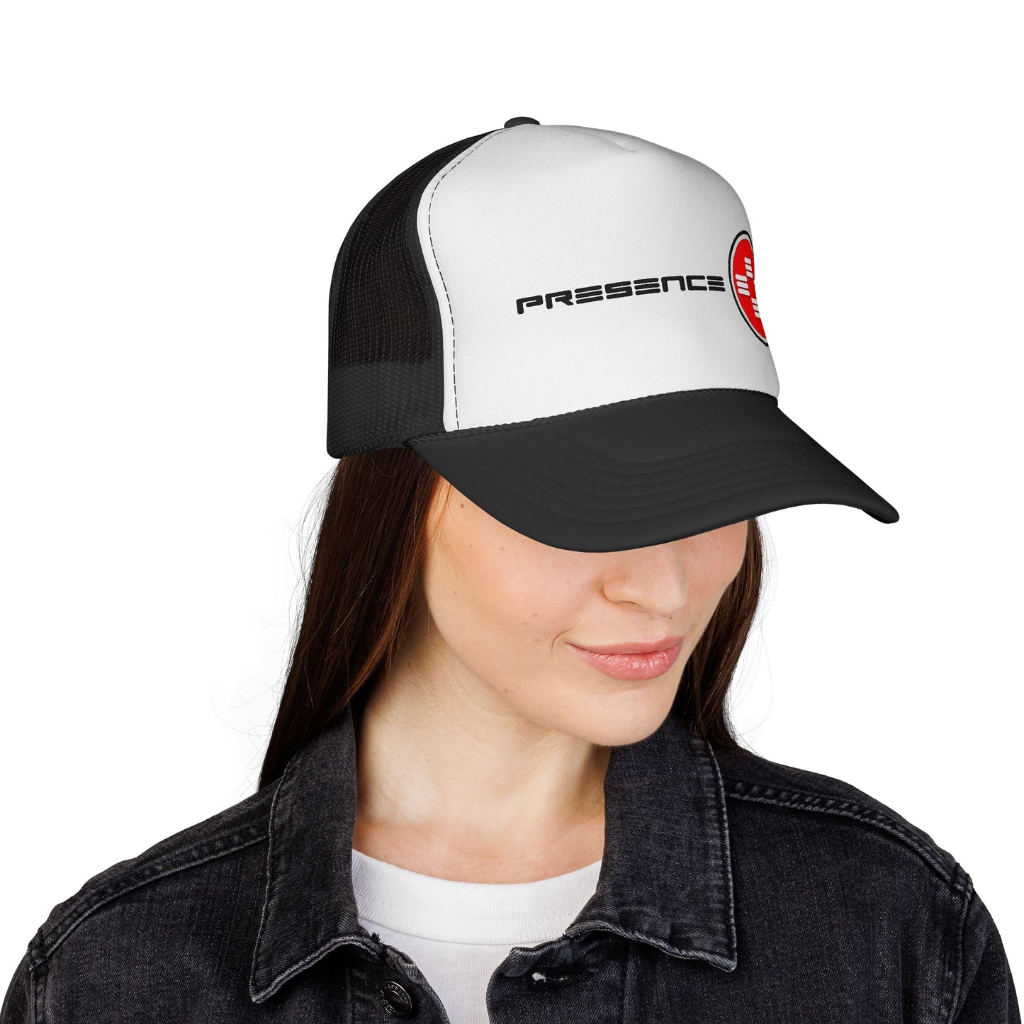 PRESENCE - Trucker Cap | Red Emblem