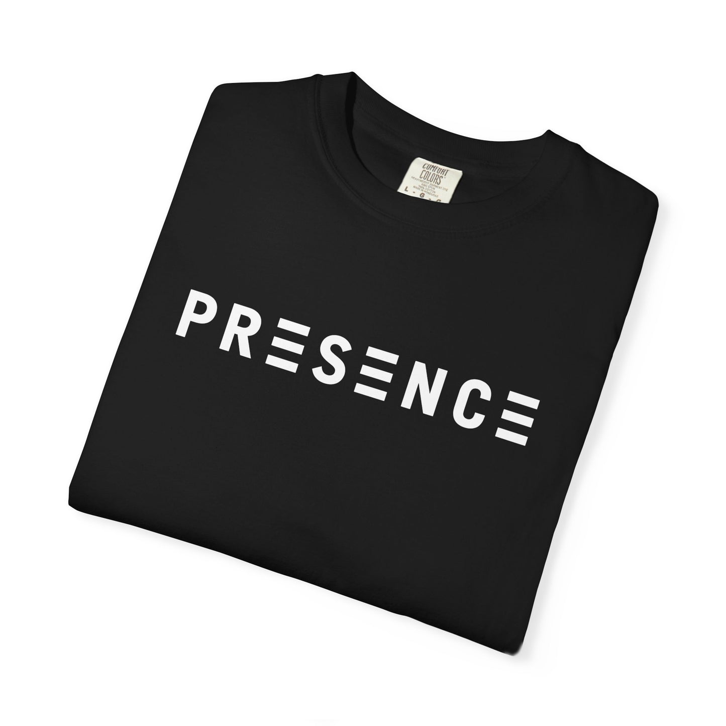 PRESENCE Logo T-shirt | Silver-Man Emblem