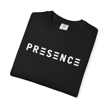 PRESENCE Logo T-shirt | Silver-Man Emblem