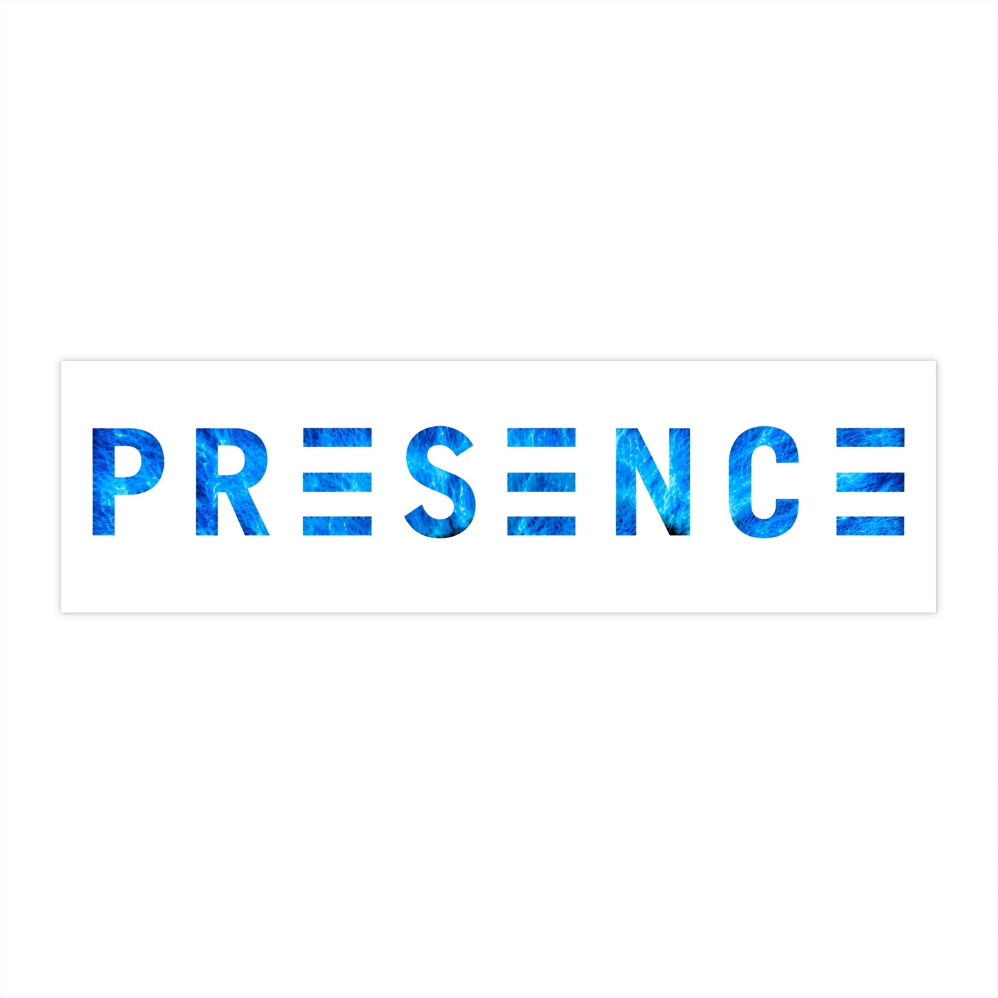 PRESENCE Blue Logo | Bumper Sticker