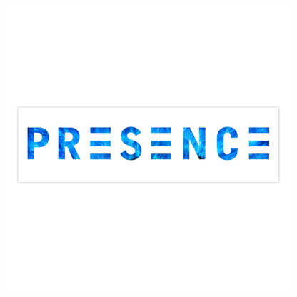 PRESENCE Blue Logo | Bumper Sticker