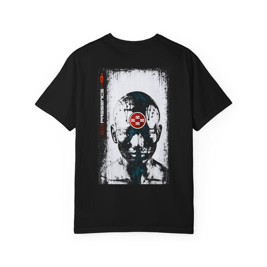 PRESENCE Logo T-shirt | Silver-Man Emblem
