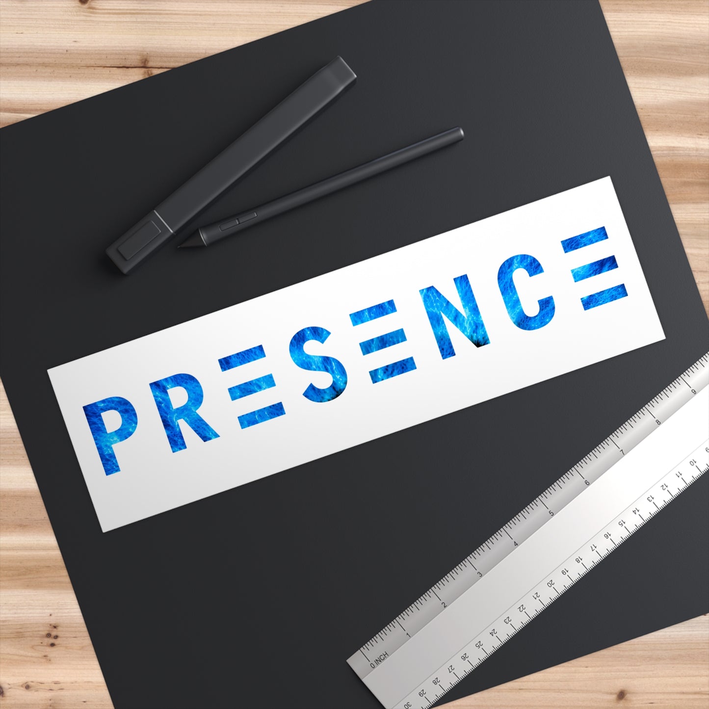 PRESENCE Blue Logo | Bumper Sticker