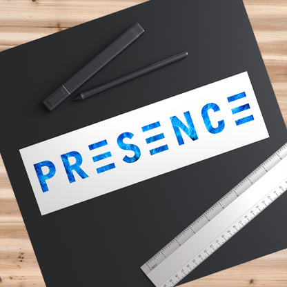 PRESENCE Blue Logo | Bumper Sticker