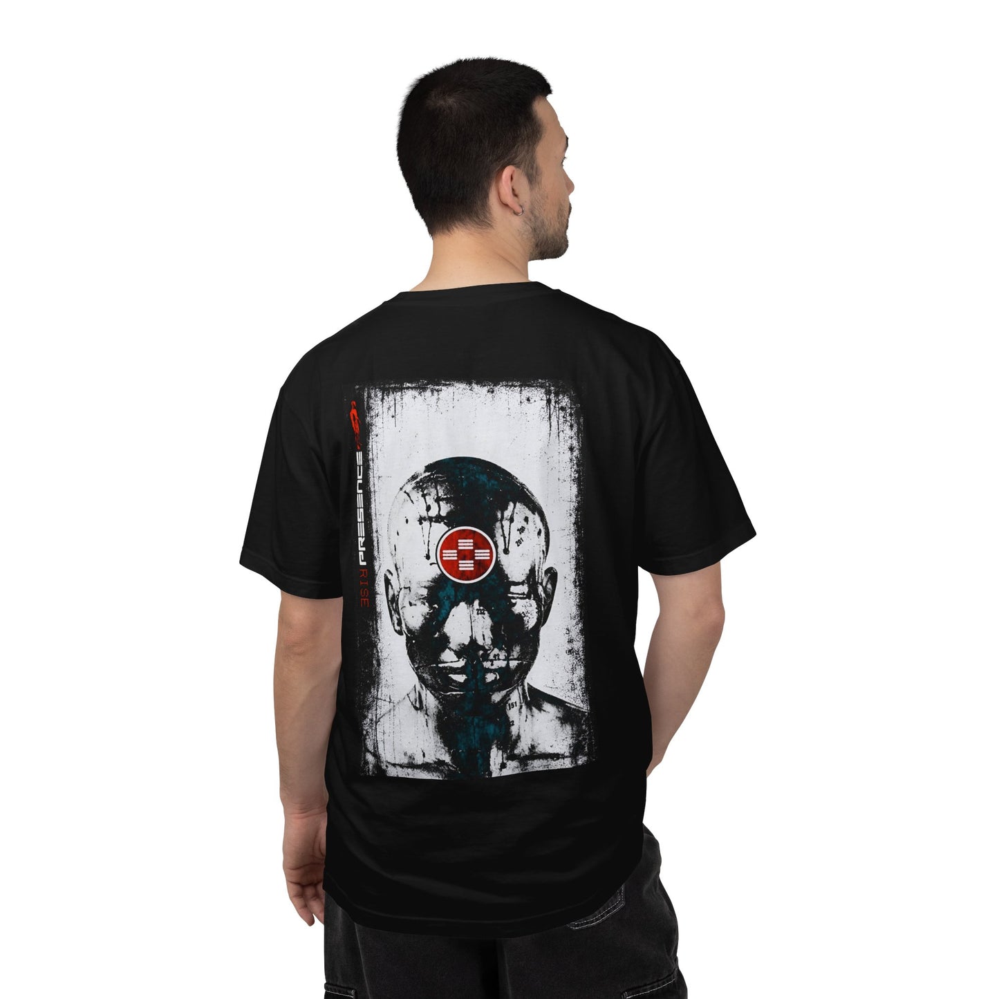 PRESENCE Logo T-shirt | Silver-Man Emblem