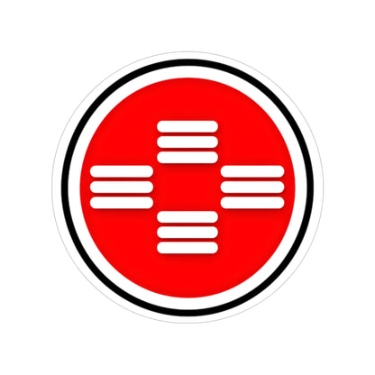 PRESENCE | Small Round Outdoor Waterproof Vinyl Sticker